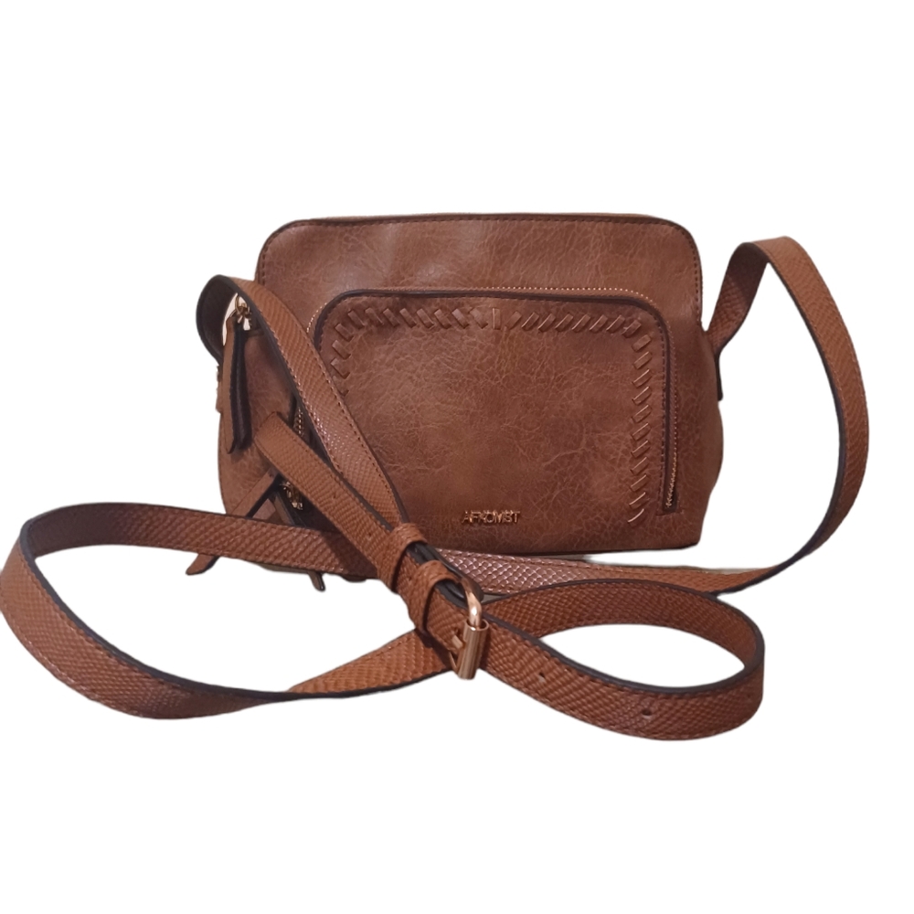AFKOMST Brown Organizer Purse